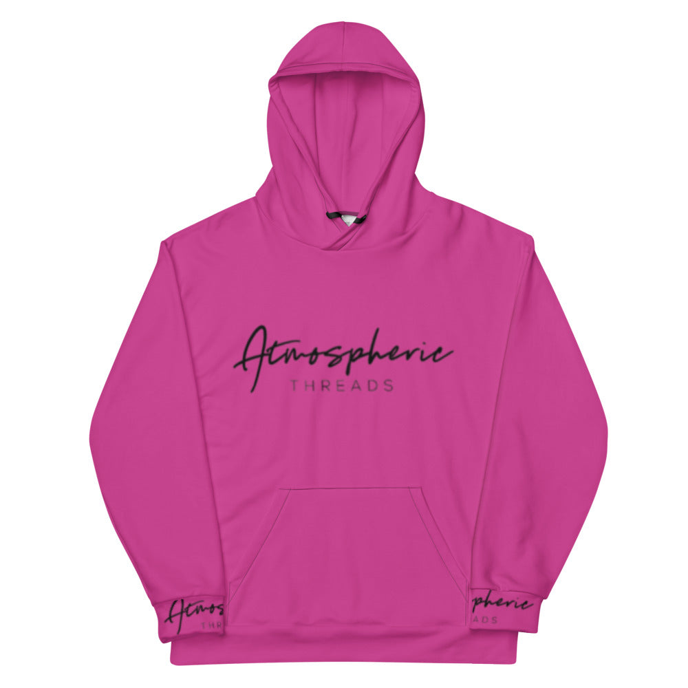 Atmospheric Threads Bold Hoodie Logo Pink – Shopnificent Bazaar