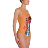 Ato Wear Tiger Lily One-Piece Swimsuit Bright Orange