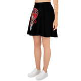 Ato Wear Tiger Lily Skater Skirt Black