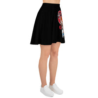 Ato Wear Tiger Lily Skater Skirt Black