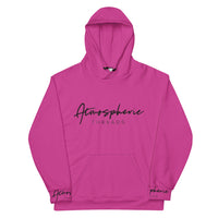 Atmospheric Threads Bold Hoodie Logo Pink