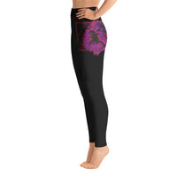 Ato Wear Purple Betta Yoga Pants Black