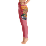 DC Unique Dragon Noodle Yoga Pants Dark Pink