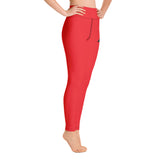 Ato Wear Flame Bower Yoga Pants Bright Red