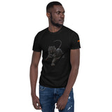 Ato Wear Black Tiger Painted T-Shirt