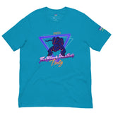 Neon Lights Black Panther 80s T-Shirt