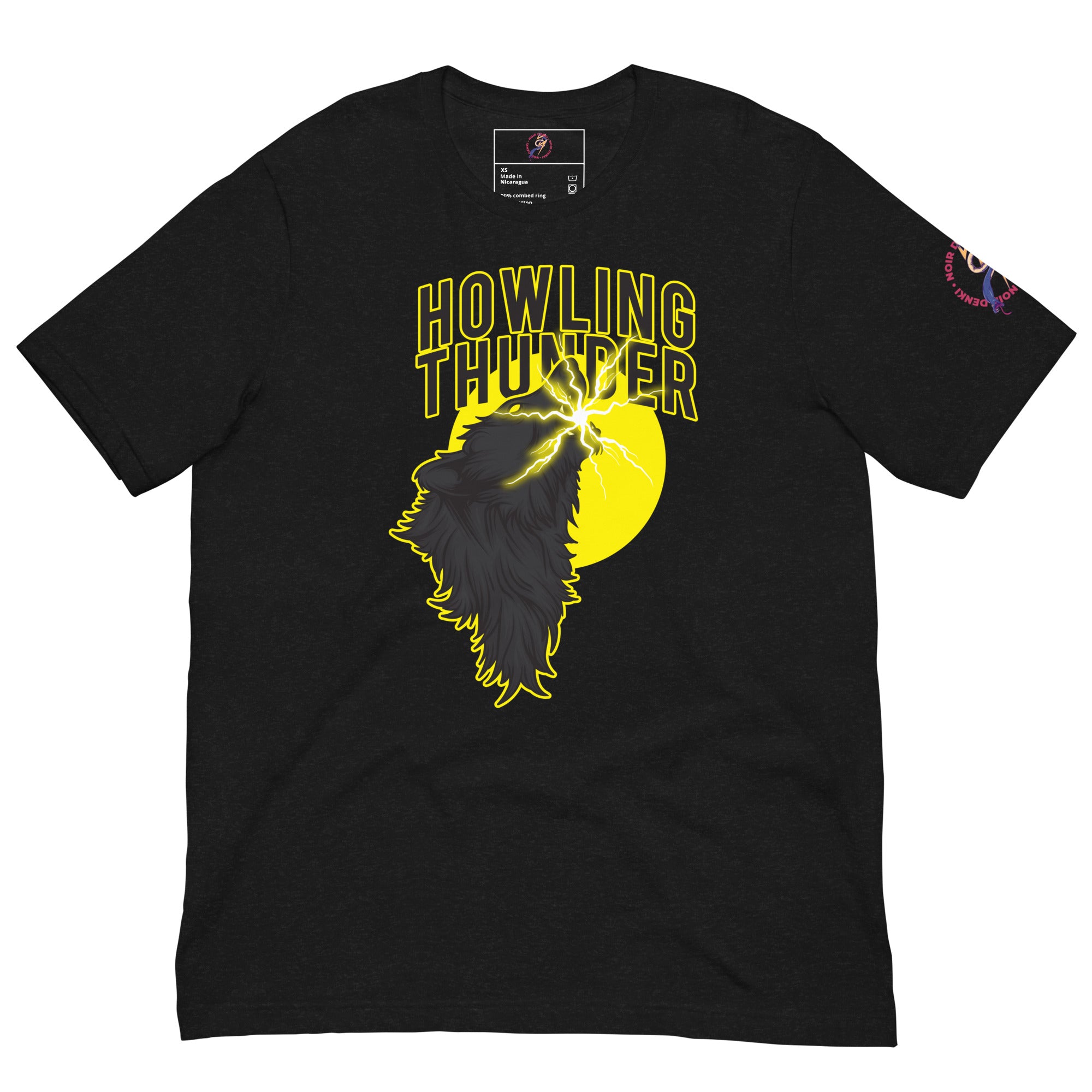Tシャツ・カットソー NOT4NERD Thunder Blur Logo TShirts Black TS085BK NOT4NERD Thunder Blur Logo TShirts Black TS085BK (NOT4NERD/T