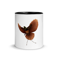 Ato Wear Red Bird of Paradise Mug with Color Inside