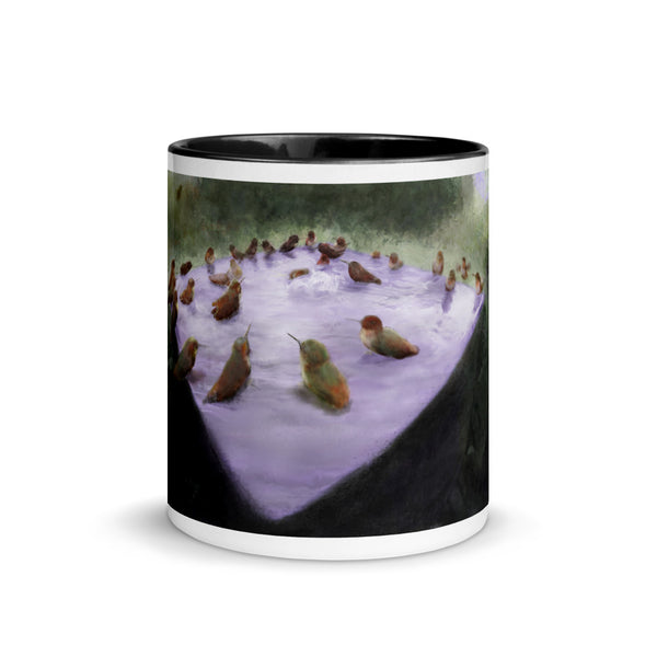 Ato Wear Hummingbird Bath Mug with Color Inside