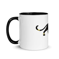 Black Reign Black Panther in Gold Mug with Color Inside