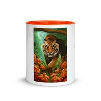 Ato Wear Tiger Lily Painted Mug with Color Inside