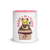 DC Unique Peek-A-Cute Lucky Mug with Color Inside