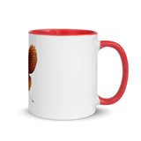 Ato Wear Red Bird of Paradise Mug with Color Inside
